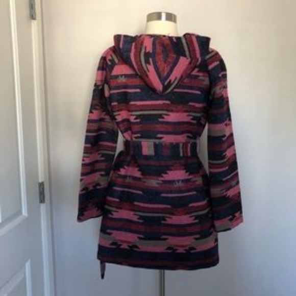 Anthropologie Tabitha Leona Aztec Wrap Coat - Picture 5 of 6